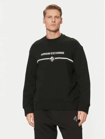 Armani Exchange Світшот XM000226 AF12656 UB001 Чорний Regular Fit Armani Exchange Світшот XM000226 AF12656 UB001 Чорний Regular Fit