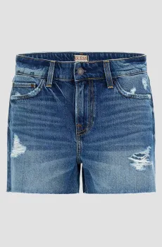 Женские синие джинсовые шорты Синий 27 Guess W3GD20.D4ZN1;BOO1