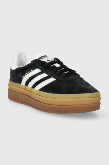 Кроссовки adidas Originals Gazelle Bold цвет чёрный IE0876 Кроссовки adidas Originals Gazelle Bold цвет чёрный IE0876