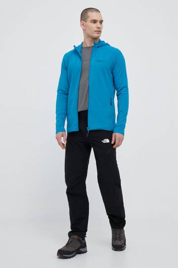 Спортивная кофта Jack Wolfskin Baiselberg с капюшоном однотонная Спортивная кофта Jack Wolfskin Baiselberg с капюшоном однотонная