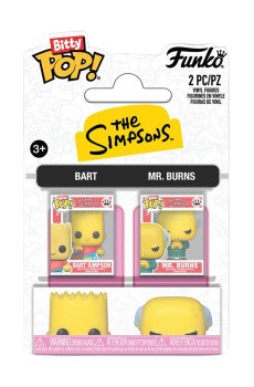 Набор игровых фигурок Funko Bitty Pop! серии Симпсоны Барт и Мистер Бернс, от 3 лет, 2 шт (94216)
