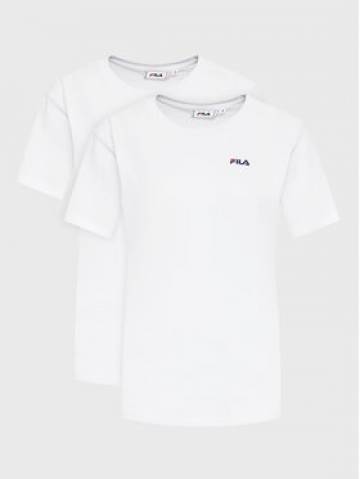 Fila Набір з 2 футболок Bari FAW0139 Білий Regular Fit Fila Набір з 2 футболок Bari FAW0139 Білий Regular Fit
