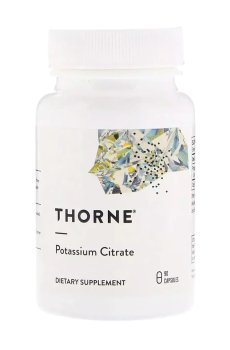 Цитрат калия Thorne Research Potassium Citrate, 90 капсул