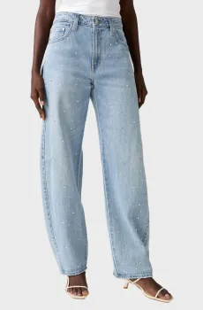 Женские голубые джинсы Baggy Dad Barrel Голубой 26-30 Levi’s® 0039A;0007