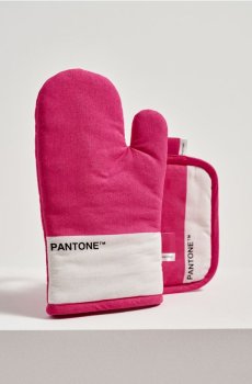 Кухонна рукавиця та прихватка Pantone - фуксія