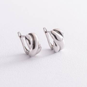 Серебряные серьги "Элла" 122983 Серебряные серьги "Элла" 122983
