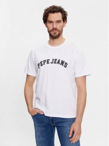 Pepe Jeans Футболка Clement PM509220 Білий Regular Fit Pepe Jeans Футболка Clement PM509220 Білий Regular Fit