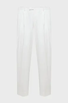 Мужские белые брюки Белый L Karl Lagerfeld 562008.255091;80