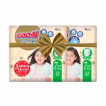 Подгузники-трусики Goo.N Premium Soft размер ХXXL (18-30 кг), 44 шт (22+22) Подгузники-трусики Goo.N Premium Soft размер ХXXL (18-30 кг), 44 шт (22+22)