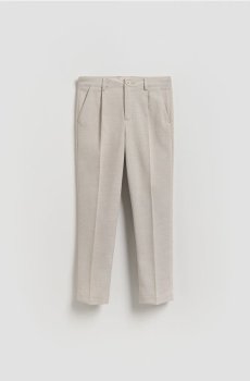 Reserved - Елегантні штани - бежевий - 324IL-80X