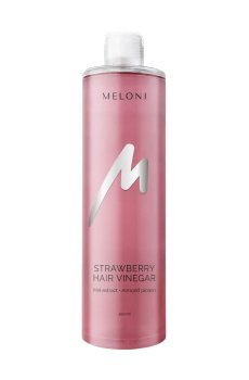Клубничная эссенция-ополаскиватель для волос MELONI Strawberry Hair Vinegar с фруктовыми экстрактами, 450 мл