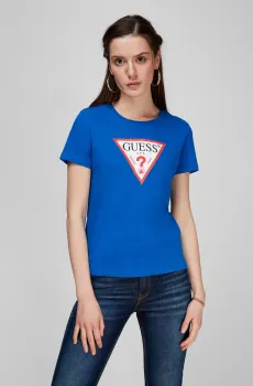 Женская синяя футболка Синий XS Guess W1YI1B.I3Z11;G7K7