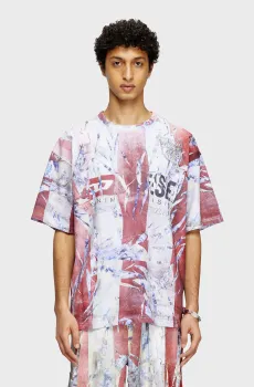 Мужская футболка T-BOXT-R14 Разноцветный S Diesel A19648 0HGBY