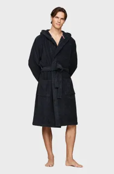 Мужской темно-синий халат Синий S Tommy Hilfiger UM0UM02373