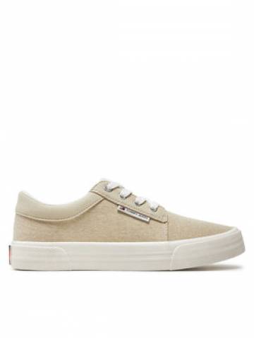 Tommy Jeans Кросівки Tjw Vulc Skate Derby EN0EN02494 Бежевий Tommy Jeans Кросівки Tjw Vulc Skate Derby EN0EN02494 Бежевий