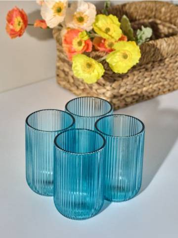 Склянки, 4 шт. - light blue Склянки, 4 шт. - light blue
