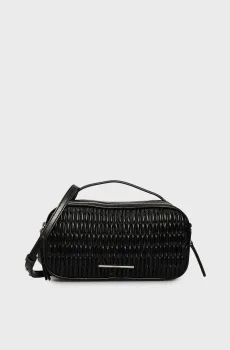 Женская черная сумка RUCHED Черный ONESIZE Calvin Klein LV04K3184G