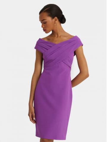 Lauren Ralph Lauren Коктейльна сукня 253936390004 Фіолетовий Slim Fit Lauren Ralph Lauren Коктейльна сукня 253936390004 Фіолетовий Slim Fit