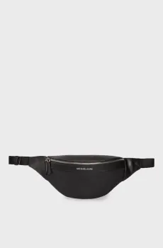 Мужская черная кожаная поясная сумка GREYSON Черный ONESIZE Michael Kors 33U0LGYC1L