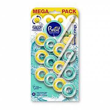 Туалетный блок Brait Lemon Rings, 3*40 г Туалетный блок Brait Lemon Rings, 3*40 г