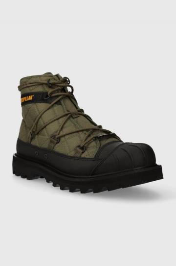 Ботинки Caterpillar OMAHA ALT LACE x Nigel Cabourn цвет зелёный на плоском ходу P111316 Ботинки Caterpillar OMAHA ALT LACE x Nigel Cabourn цвет зелёный на плоском ходу P111316
