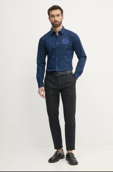 Хлопковая рубашка Versace Jeans Couture