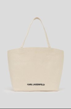 Хлопковая сумка Karl Lagerfeld K/SIGNATURE