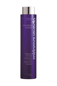 Шампунь Miriam Quevedo Extreme Caviar Shampoo For White And/Or Grey Hair для светлых и седых волос, 250 мл