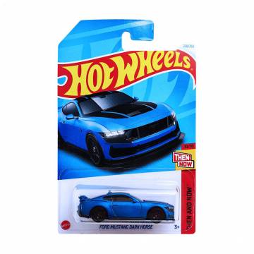 Базовый автомобиль Hot Wheels Ford Mustang Dark Horse, синий матовый, от 3 лет, 11*3.5*11 см (5785) Базовый автомобиль Hot Wheels Ford Mustang Dark Horse, синий матовый, от 3 лет, 11*3.5*11 см (5785)