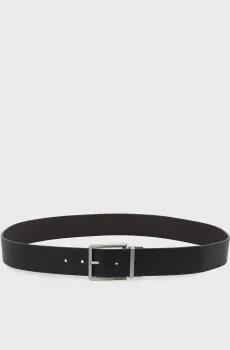 Мужской кожаный двусторонний ремень WARMTH BUCKLE SMOOTH 40MM ADJ/RE Разноцветный 85 Calvin Klein LV04D7118G