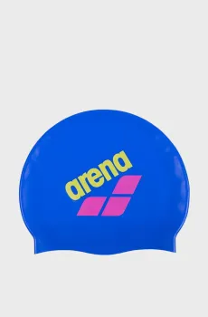 Синяя шапочка для плавания BIG LOGO Синий ONESIZE Arena 009276-208