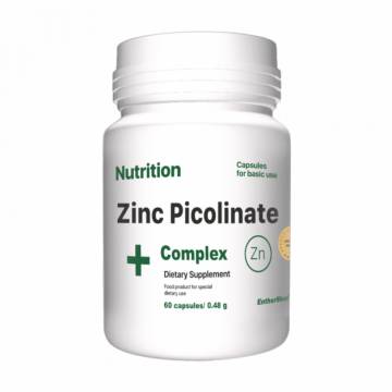 Пиколинат цинка AB PRO EntherMeal Zinc Picolinate Complex+ Caps, 60 капсул Пиколинат цинка AB PRO EntherMeal Zinc Picolinate Complex+ Caps, 60 капсул