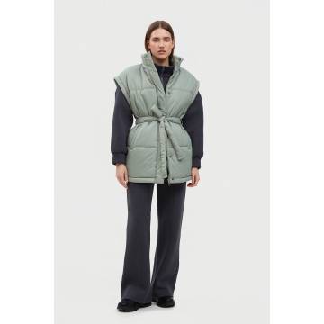 Жилетка oversize світла-оливка Estro ER00112464 Жилетка oversize світла-оливка Estro ER00112464