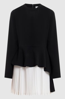 Черное платье Amberly с плесенью