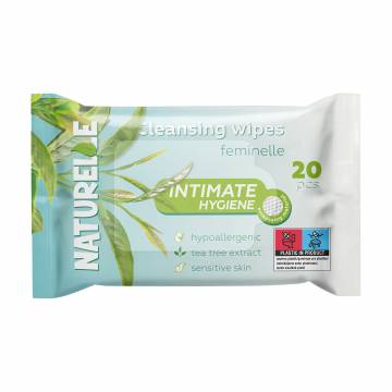 Влажные салфетки для интимной гигиены Naturelle Intimate Hygiene с экстрактом чайного дерева, 20 шт Влажные салфетки для интимной гигиены Naturelle Intimate Hygiene с экстрактом чайного дерева, 20 шт
