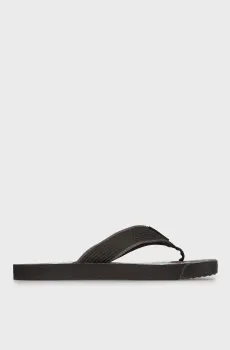 Мужские черные вьетнамки TJM ELEVATED BEACH SANDAL Черный 44 Tommy Jeans EM0EM01561