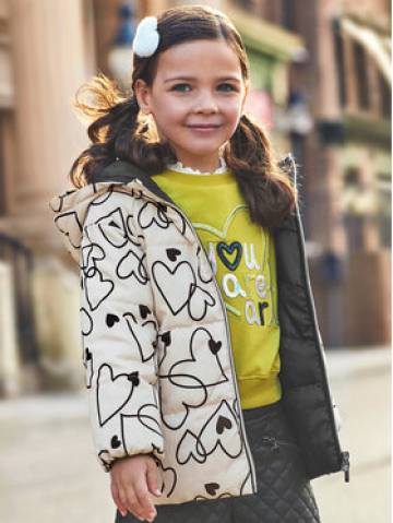 Mayoral Пуховик 4494 Чорний Regular Fit Mayoral Пуховик 4494 Чорний Regular Fit