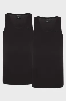 Мужская черная майка (2 шт) Base Черный XXL G-Star RAW D25476,3310