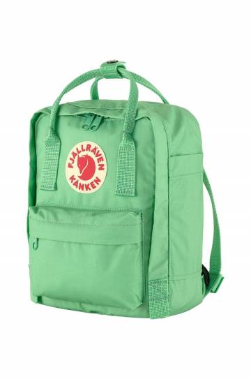 Рюкзак Fjallraven Kanken Mini цвет зелёный маленький однотонный F23561.663 Рюкзак Fjallraven Kanken Mini цвет зелёный маленький однотонный F23561.663