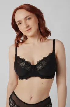 Женский черный бюстгальтер Черный 70F brabrabra SLZ23101012