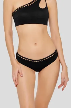 Женские черные трусики от купальника Черный 36 MARC&ANDRE L2029-Z-BAS
