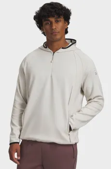 Мужской белый анорак UA Halo CW 1/2 Zip Белый S Under Armour 6007755-110