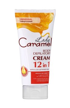 Универсальный крем для депиляции Caramel Lady 12 в 1, 200 мл
