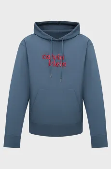 Мужское синее худи PREMIUM TERRY GRAPHIC Синий L Calvin Klein Jeans LV04RG260G