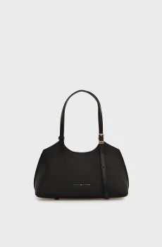 Женская черная сумка MODERN MINI TOTE Черный ONESIZE Tommy Hilfiger AW0AW19037