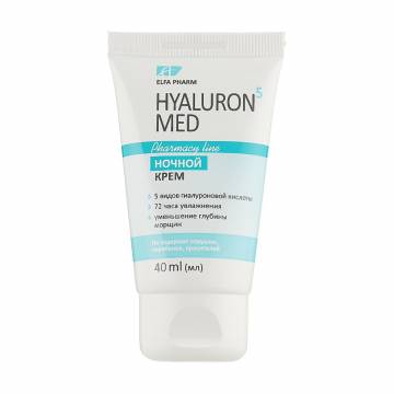 Ночной крем для лица Elfa Pharm Hyaluron5 Med, 40 мл Ночной крем для лица Elfa Pharm Hyaluron5 Med, 40 мл
