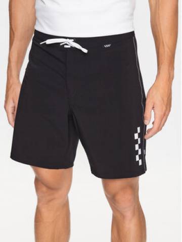 Vans Шорти з тканини The Daily Solid VN0007XR Чорний Regular Fit Vans Шорти з тканини The Daily Solid VN0007XR Чорний Regular Fit