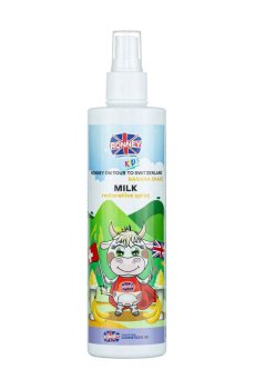 Детский спрей-молочко для волос Ronney Kids On Tour To Switzerland Banana Shake Milk Restorative Spray, 300 мл