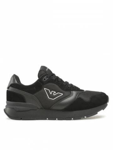 Emporio Armani Снікерcи X4X642 XN951 A083 Чорний Emporio Armani Снікерcи X4X642 XN951 A083 Чорний