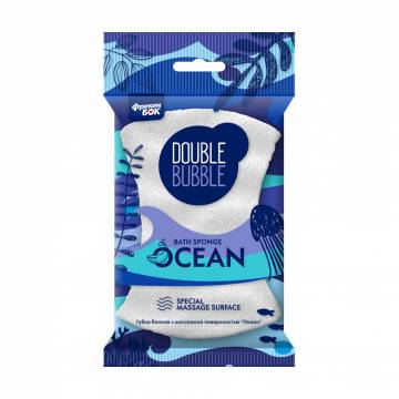 Губка банная Фрекен Бок Double Bubble Ocean с массажной поверхностью Губка банная Фрекен Бок Double Bubble Ocean с массажной поверхностью